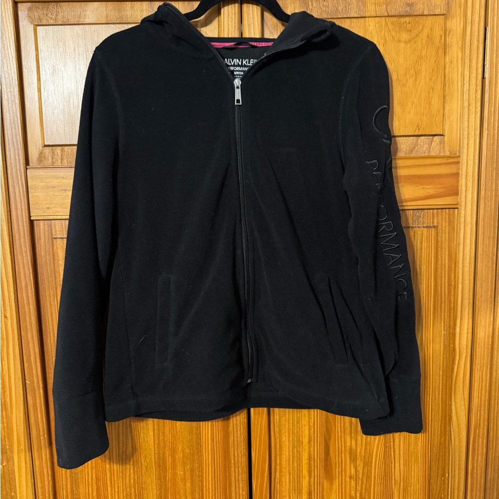Calvin Klein Zip Up Jacket Women’s Size Small Black